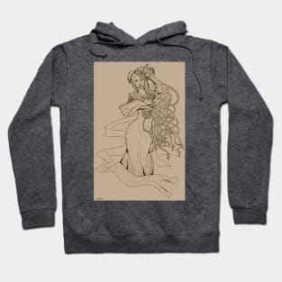 Art Nouveau Lady Hoodie